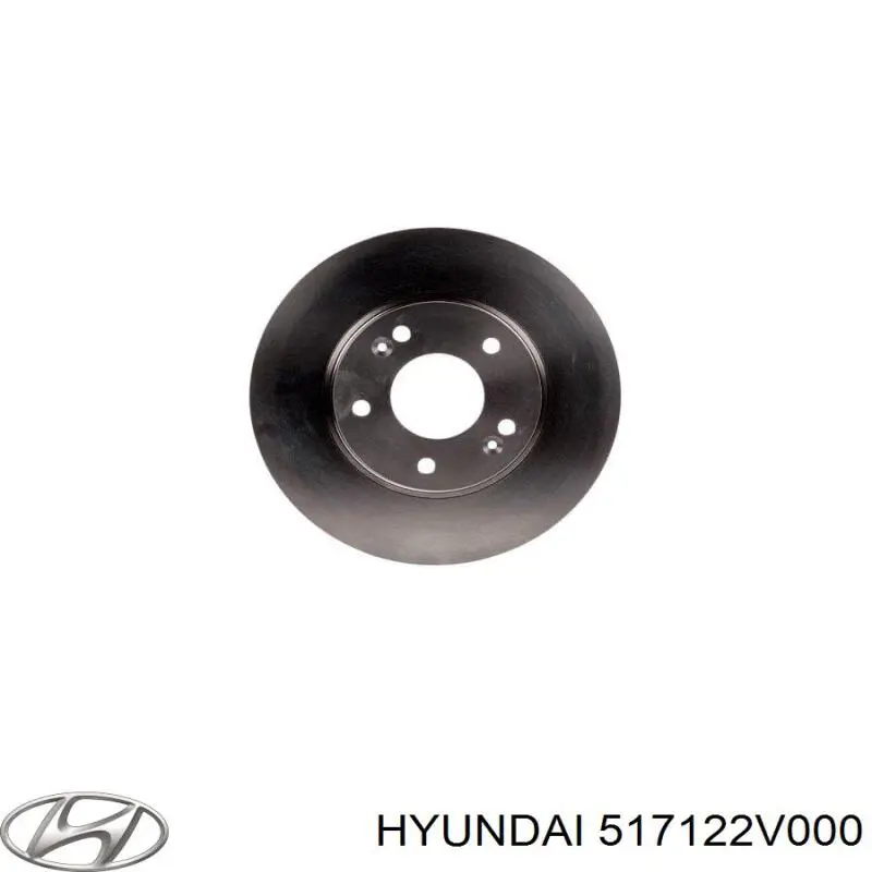 Купить 517122V000 Hyundai/Kia Ротор тормозной