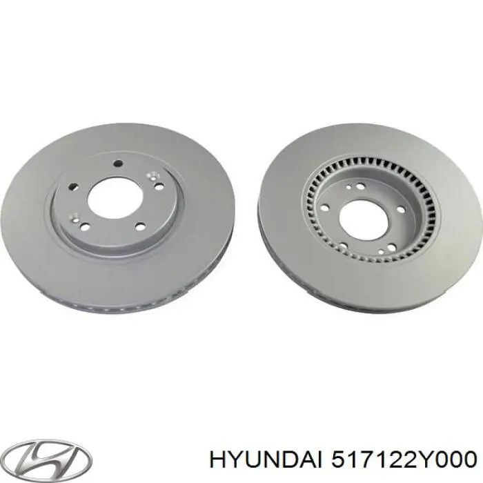Передний тормозной диск Hyundai/Kia 517122Y000