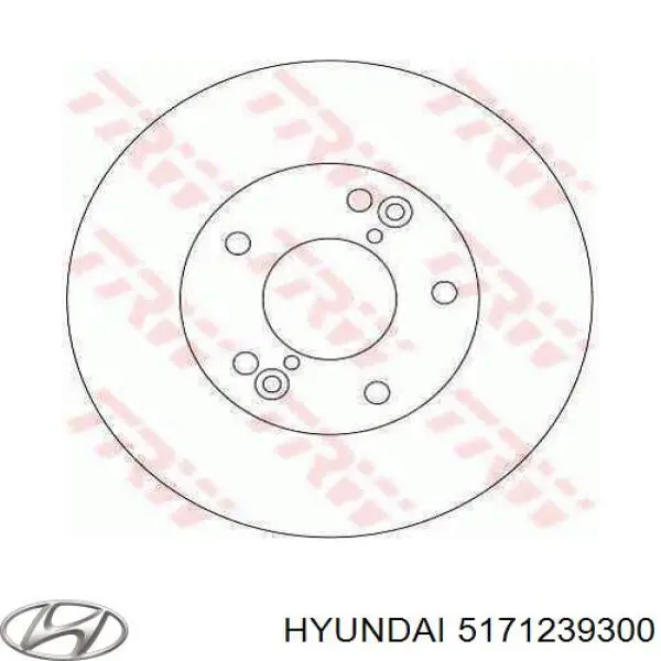 Купить 5171239300 Hyundai/Kia Ротор тормозной