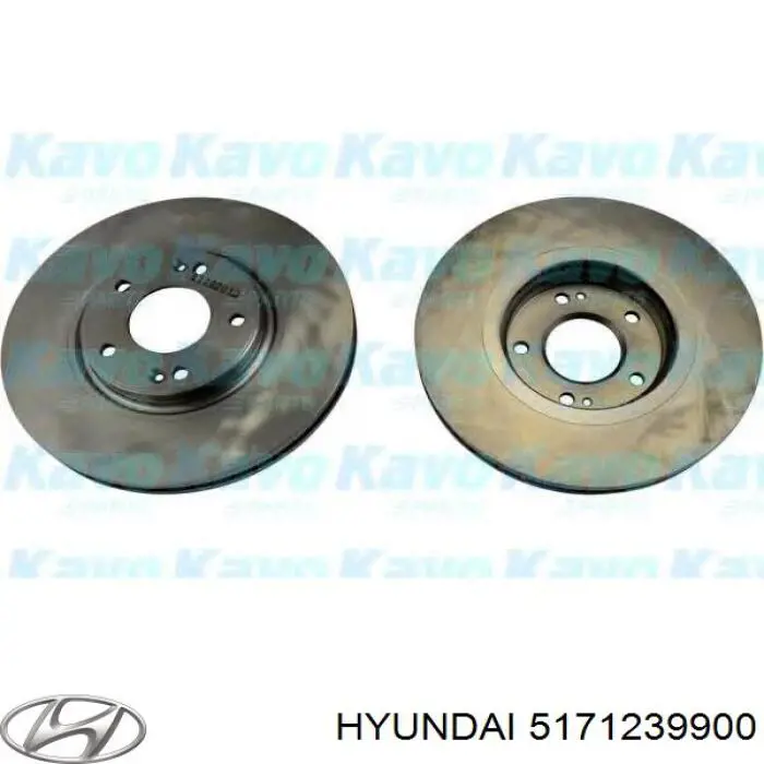5171239900 Hyundai/Kia диск тормозной передний
