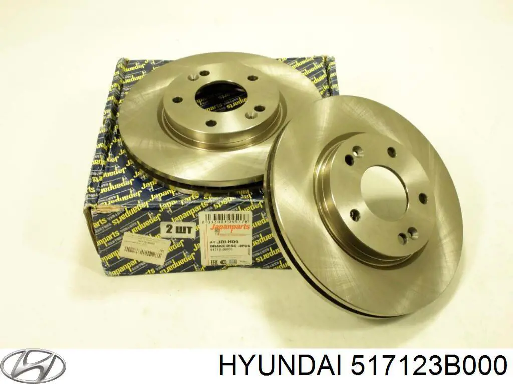 Передние тормозные диски 517123B000 Hyundai/Kia