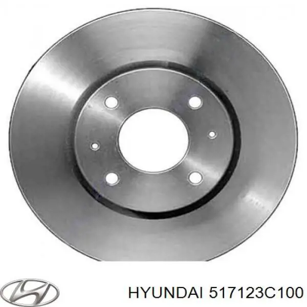 Купить 517123C100 Hyundai/Kia Ротор тормозной