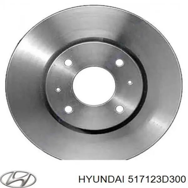 Передний тормозной диск Hyundai/Kia 517123D300