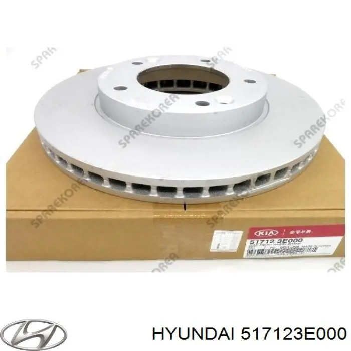Передний тормозной диск Hyundai/Kia 517123E000
