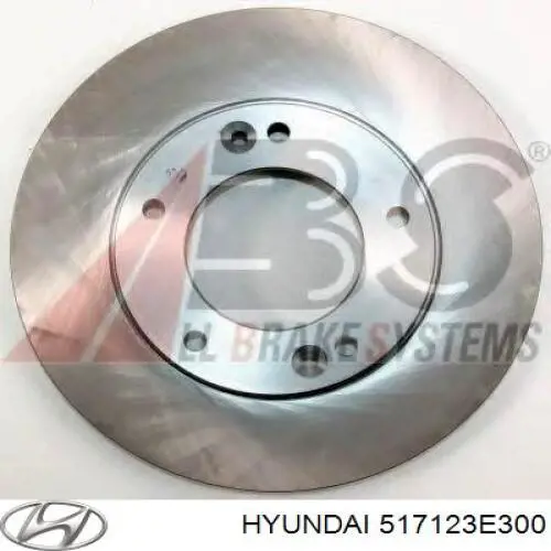 Передние тормозные диски 517123E300 Hyundai/Kia