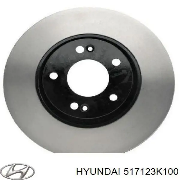 Передние тормозные диски 517123K100 Hyundai/Kia
