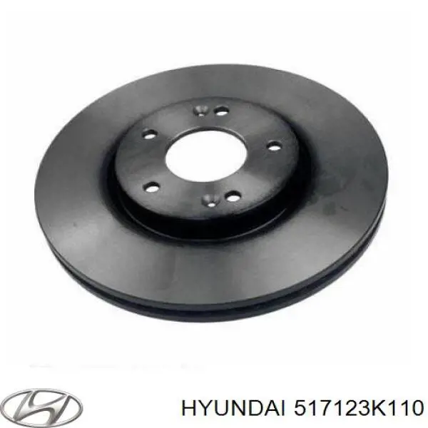 517123K110 Hyundai/Kia Диск тормозной передний