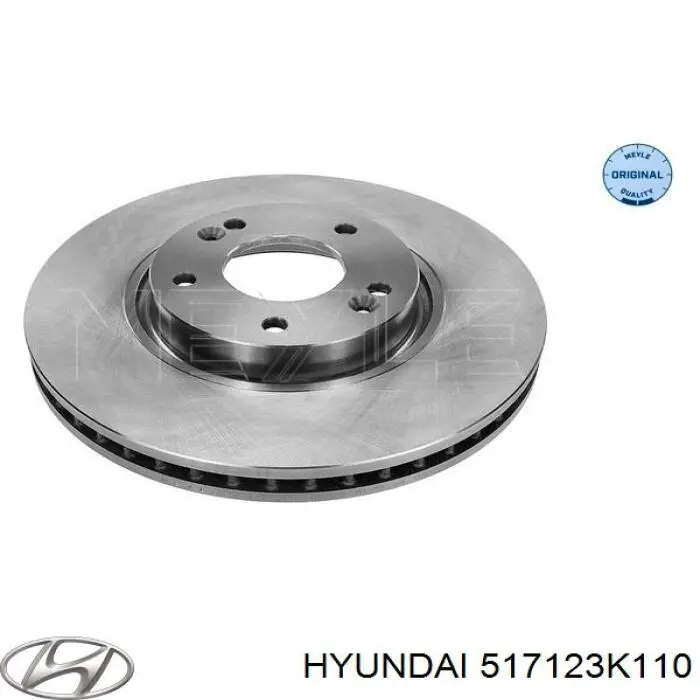 Купить 517123K110 Hyundai/Kia Ротор тормозной