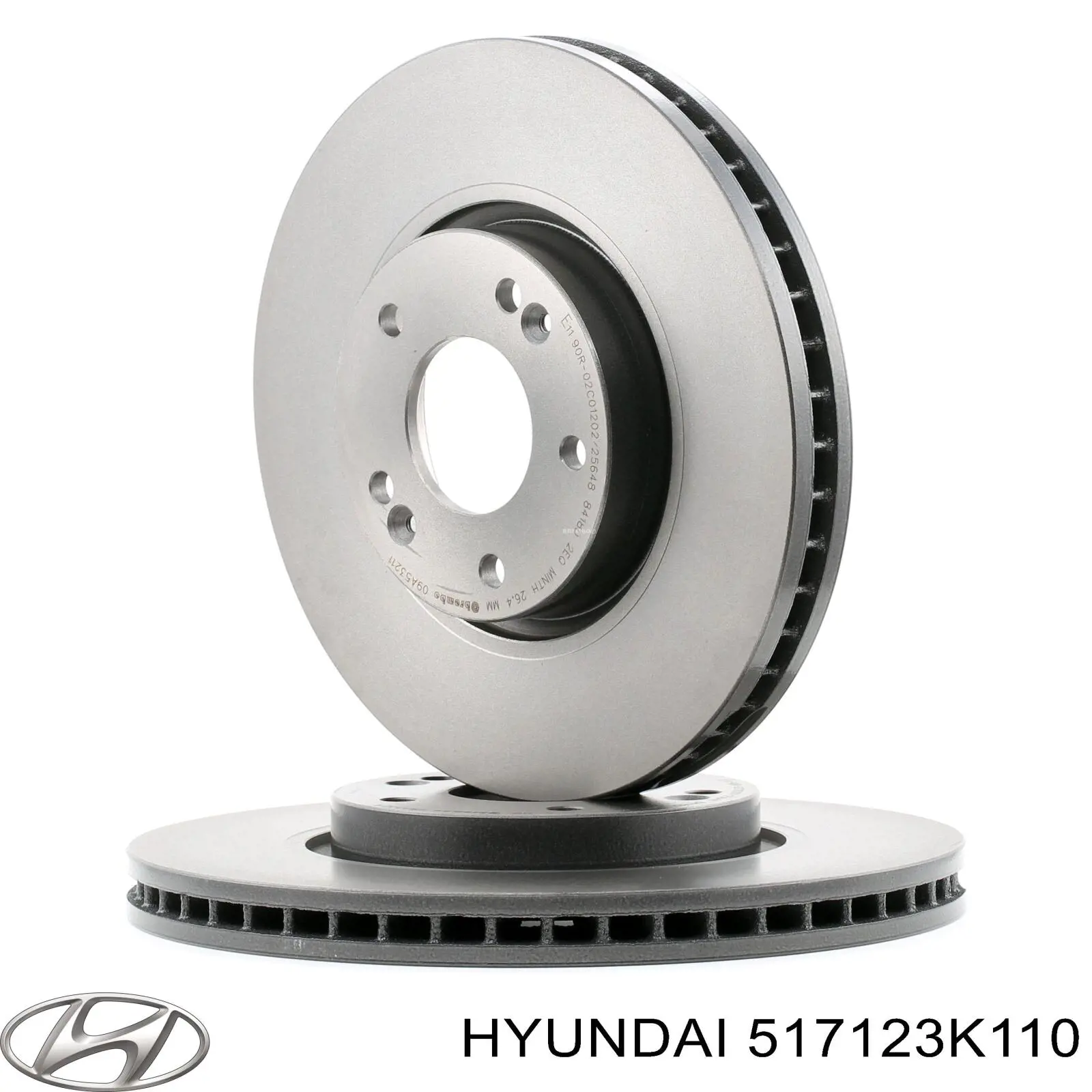 Тормоз дисковый передний Hyundai/Kia 517123K110 цена, от 17.93 USD