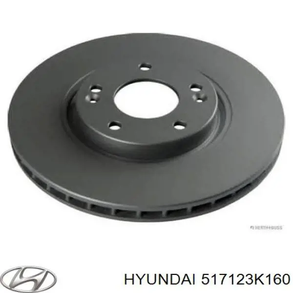 Купить 517123K160 Hyundai/Kia Ротор тормозной