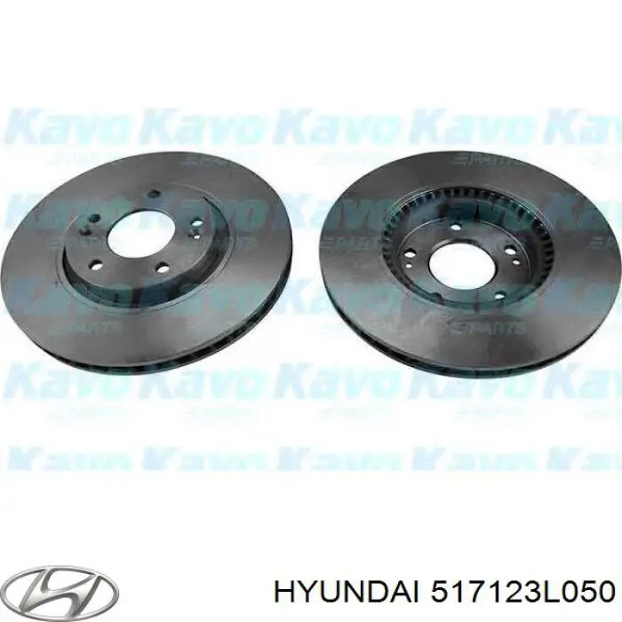 Передний тормозной диск Hyundai/Kia 517123L050