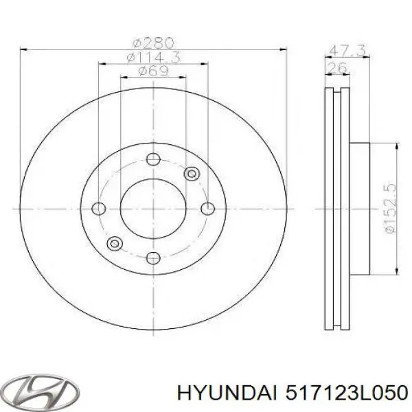 517123L050 Hyundai/Kia