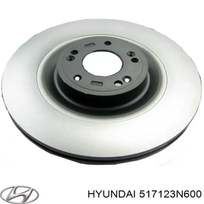 517123N600 Hyundai/Kia диск тормозной передний
