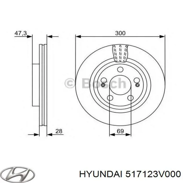 517123V000 Hyundai/Kia