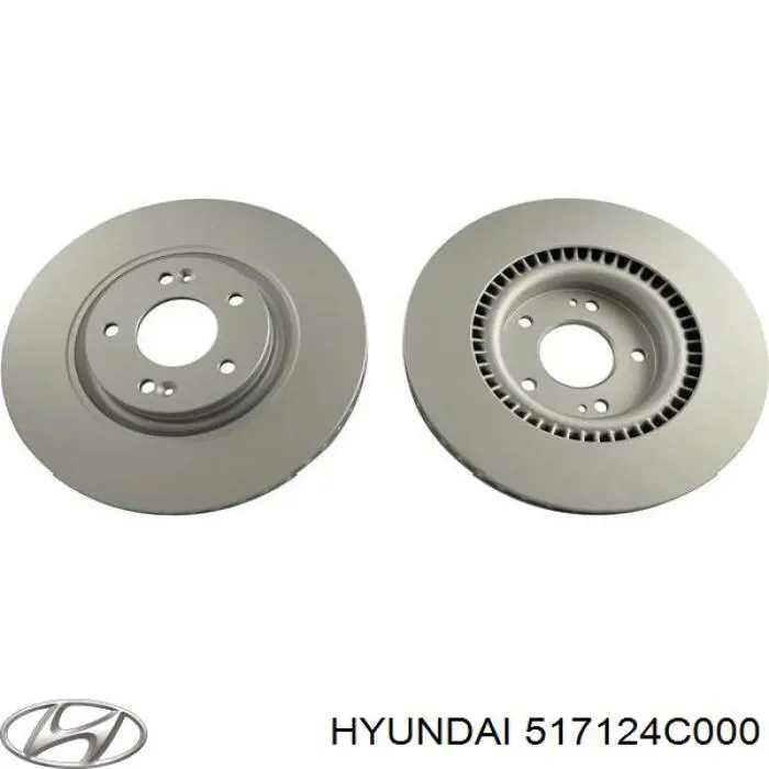 517124C000 Hyundai/Kia диск тормозной передний