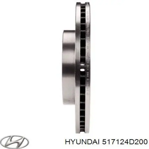 Тормоз дисковый передний Hyundai/Kia 517124D200 цена, от 126.09 USD
