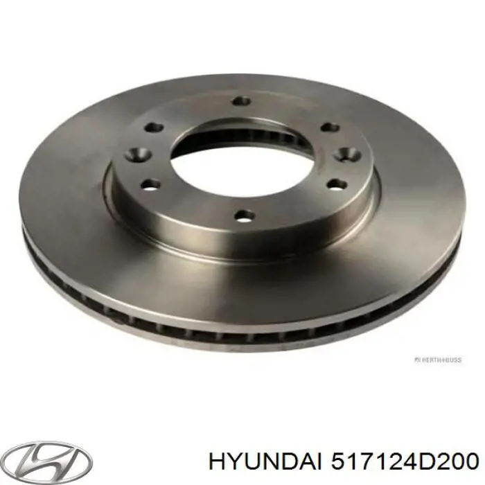 Купить 517124D200 Hyundai/Kia Ротор тормозной