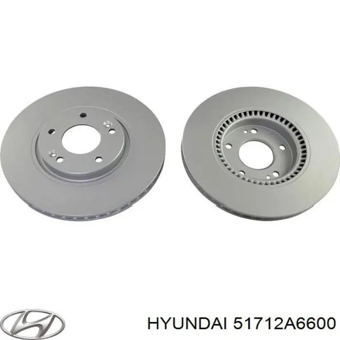 51712A6600 Hyundai/Kia тормозные диски
