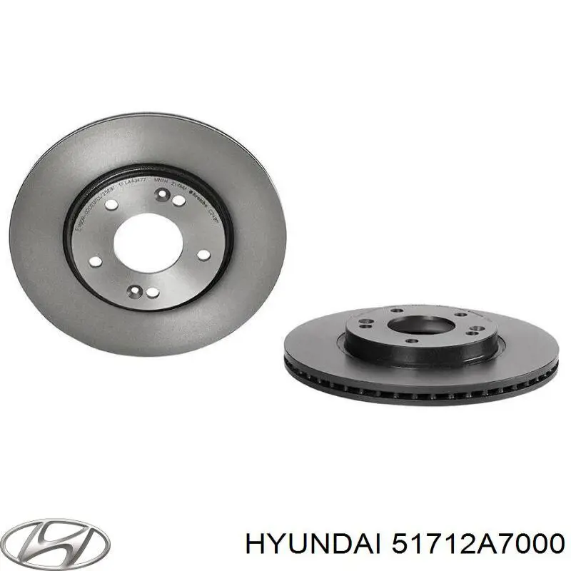 Купить 51712A7000 Hyundai/Kia Ротор тормозной