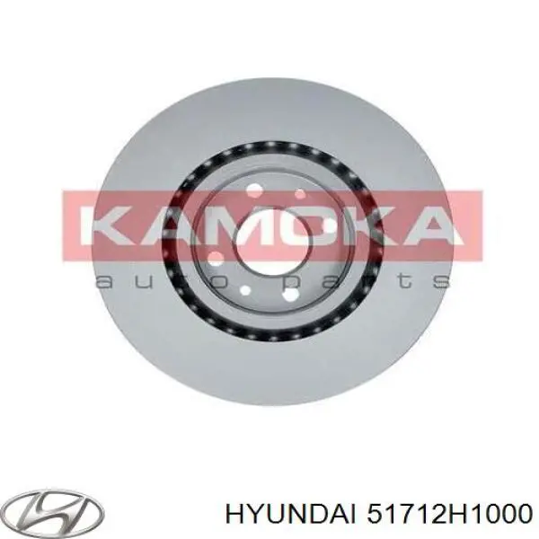 51712H1000 Hyundai/Kia Диск тормозной передний
