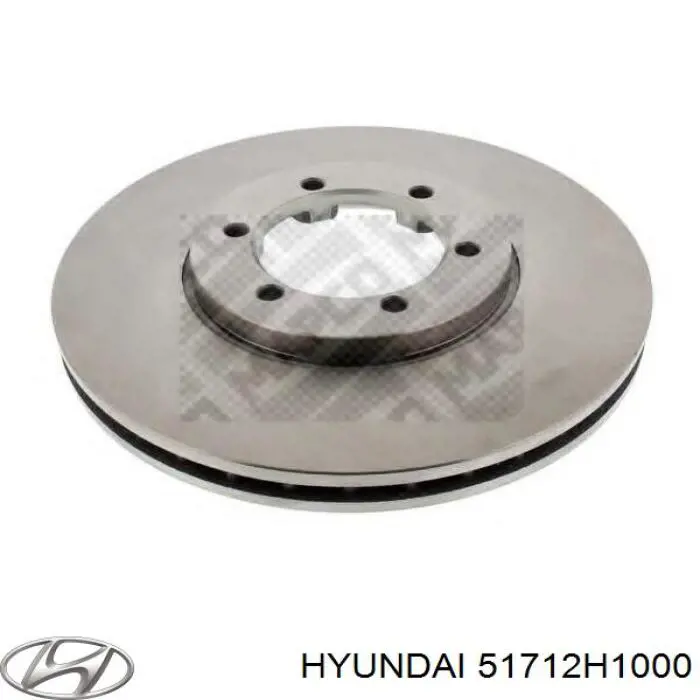 Тормоз дисковый передний Hyundai/Kia 51712H1000 цена, от 35.68 USD