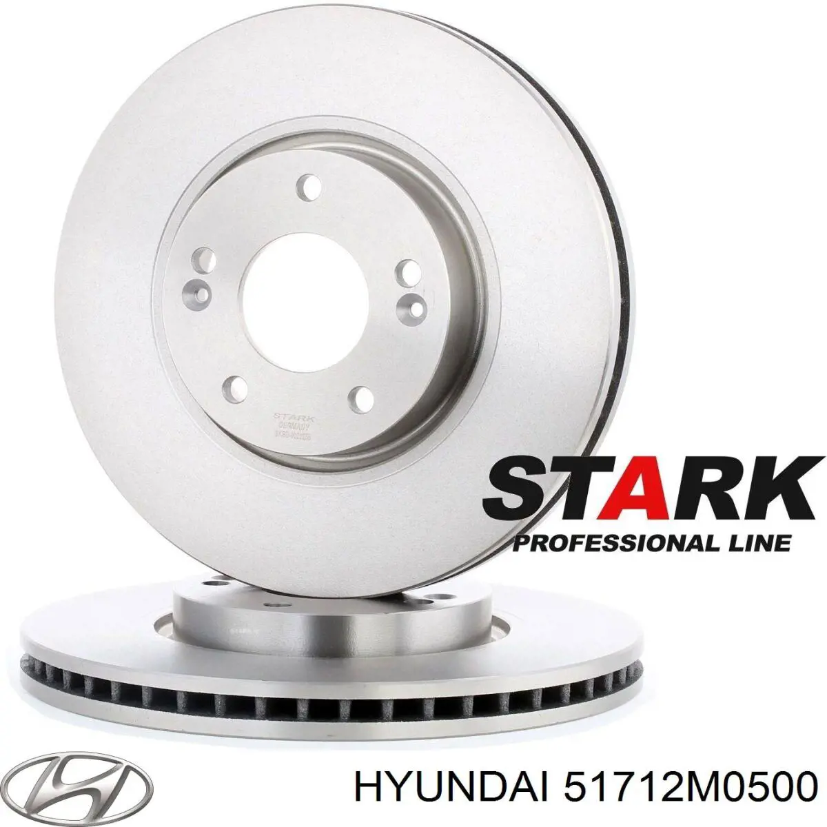 Передний тормозной диск Hyundai/Kia 51712M0500