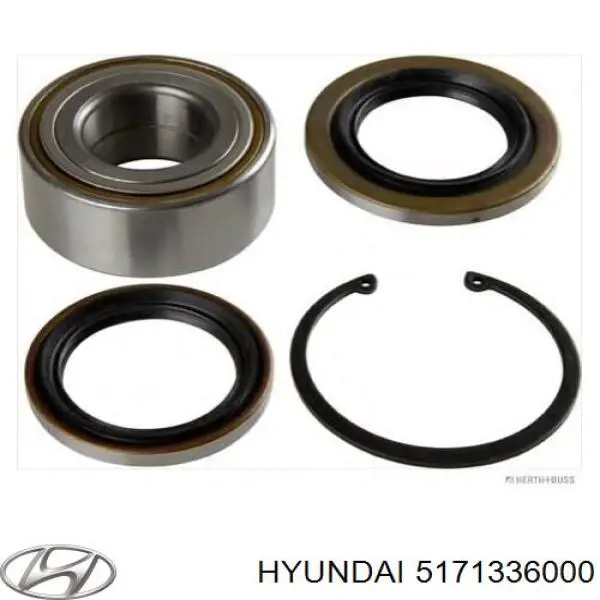 5171336000AT Hyundai/Kia сальник передней ступицы внутренний