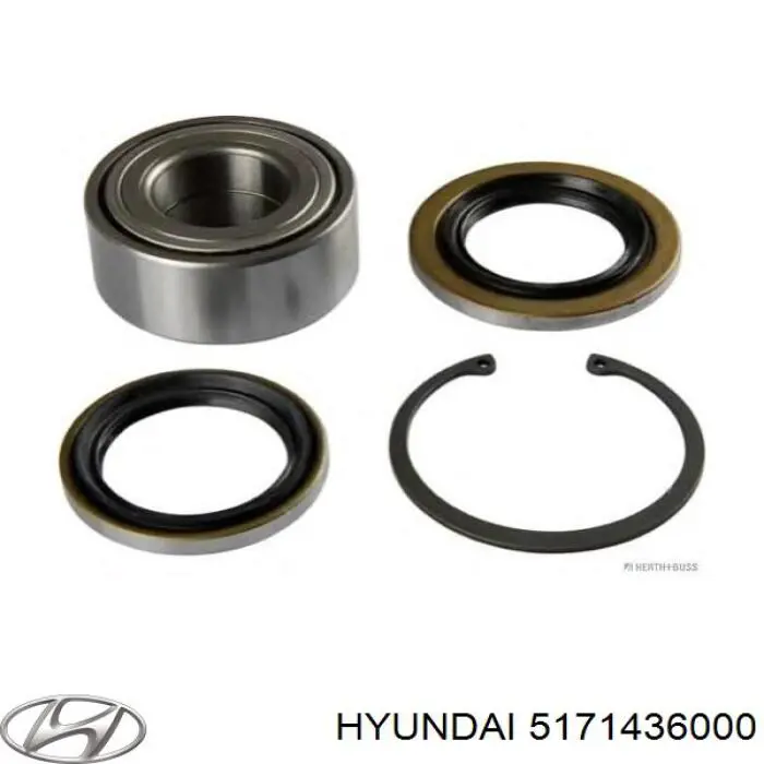 5171436000 Hyundai/Kia сальник передней ступицы внешний