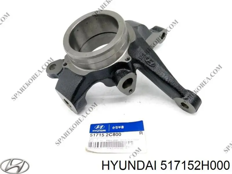 Купить 517152H000 Hyundai/Kia Цапфа поворотная левая