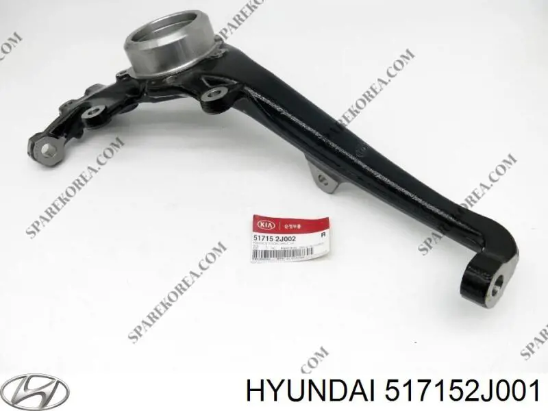 Цапфа (поворотный кулак) передний левый Hyundai/Kia 517152J002 цена, от 373.17 USD