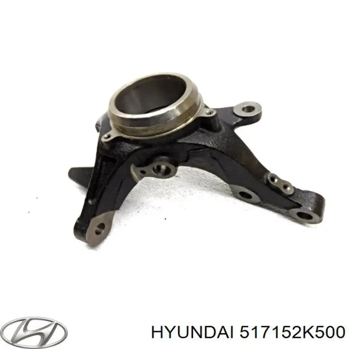 517152K500 Hyundai/Kia Цапфа - поворотный кулак передний, левый