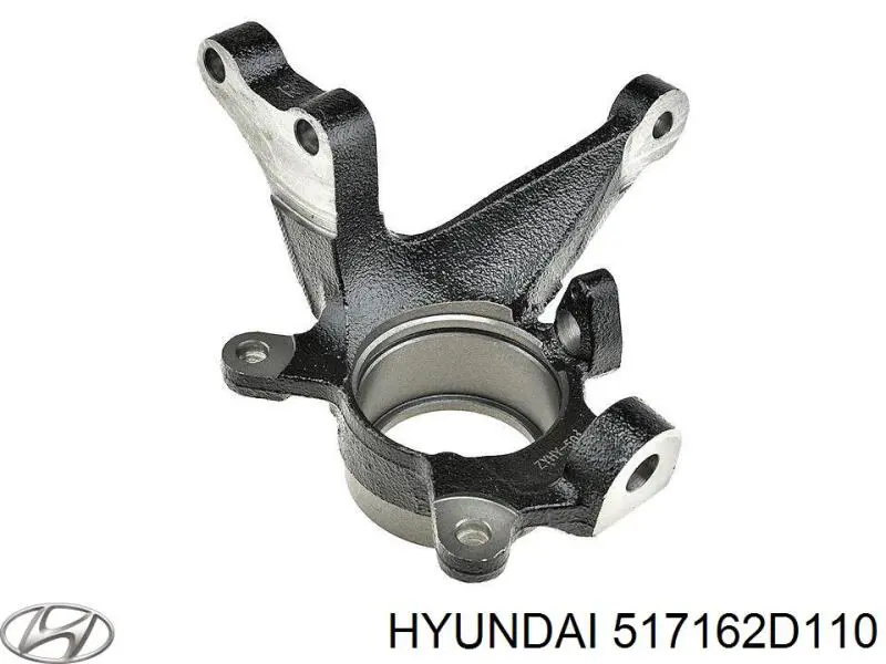 Цапфа (поворотный кулак) передний правый Hyundai/Kia 517162D110 цена, от 37.82 USD