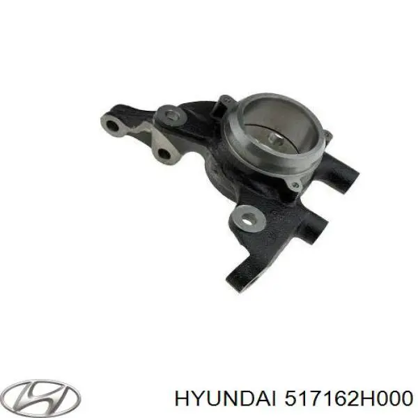 Цапфа (поворотный кулак) передний правый на Hyundai Elantra HD