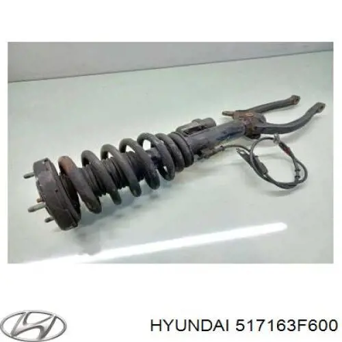 Цапфа передняя правая 517163F600 Hyundai/Kia