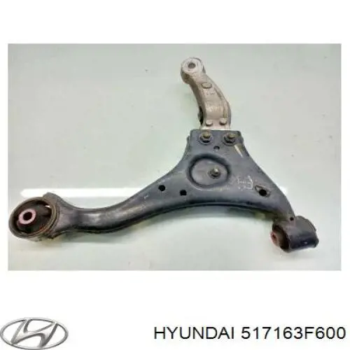 517163F600 Hyundai/Kia Цапфа - поворотный кулак передний, правый