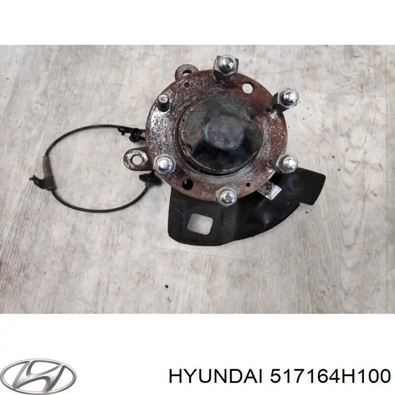 517164H100 Hyundai/Kia pino moente (extremidade do eixo dianteiro direito)
