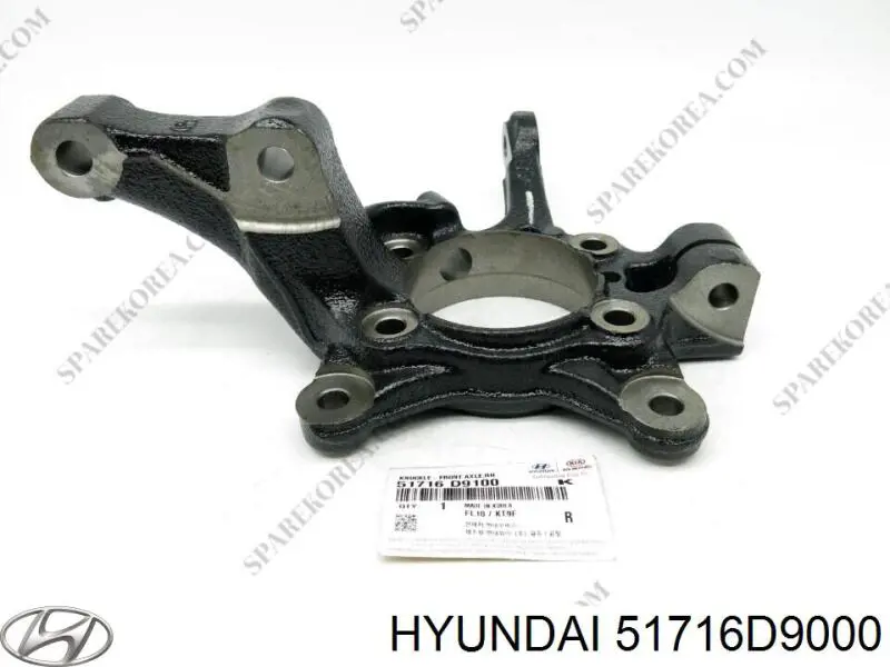 Цапфа (поворотный кулак) передний правый Hyundai/Kia 51716D9000 цена, от 112.99 USD