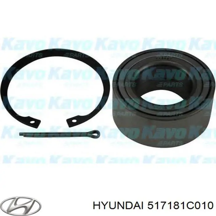 Купить 517181C010 Hyundai/Kia Кольцо стопорное подшипника передней ступицы