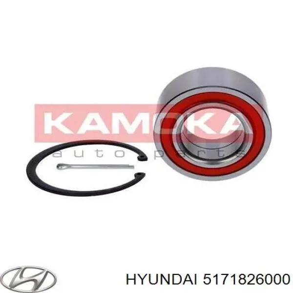 Кольцо стопорное подшипника передней ступицы Hyundai/Kia 5171837000