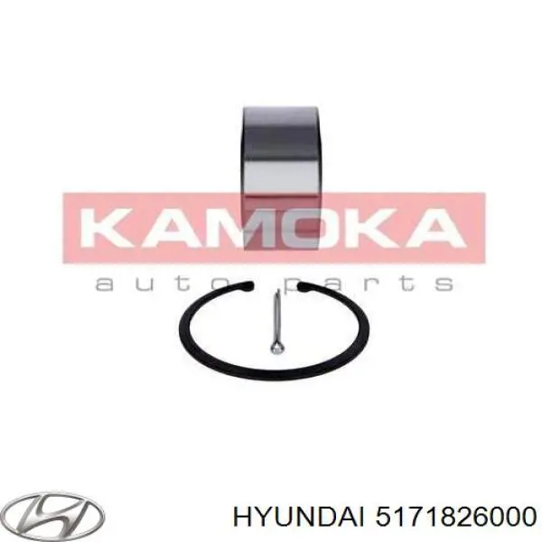 5171837000 Hyundai/Kia Кольцо стопорное подшипника передней ступицы
