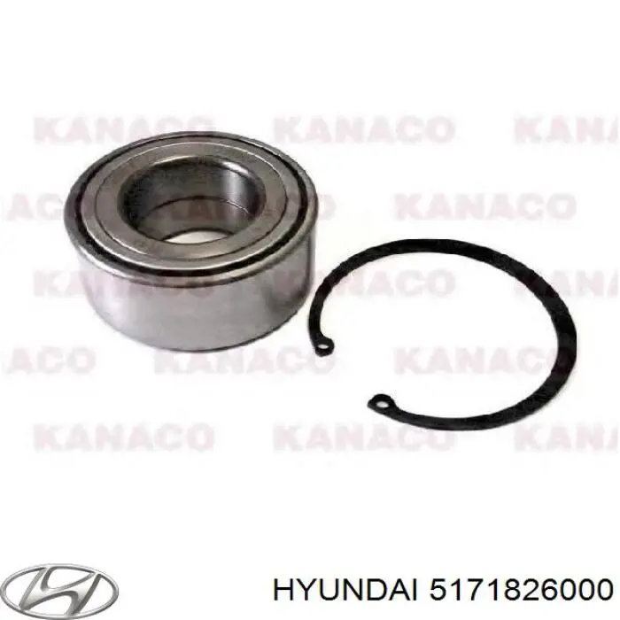 Кольцо стопорное подшипника передней ступицы Hyundai/Kia 5171837000 цена, от 4.97 USD