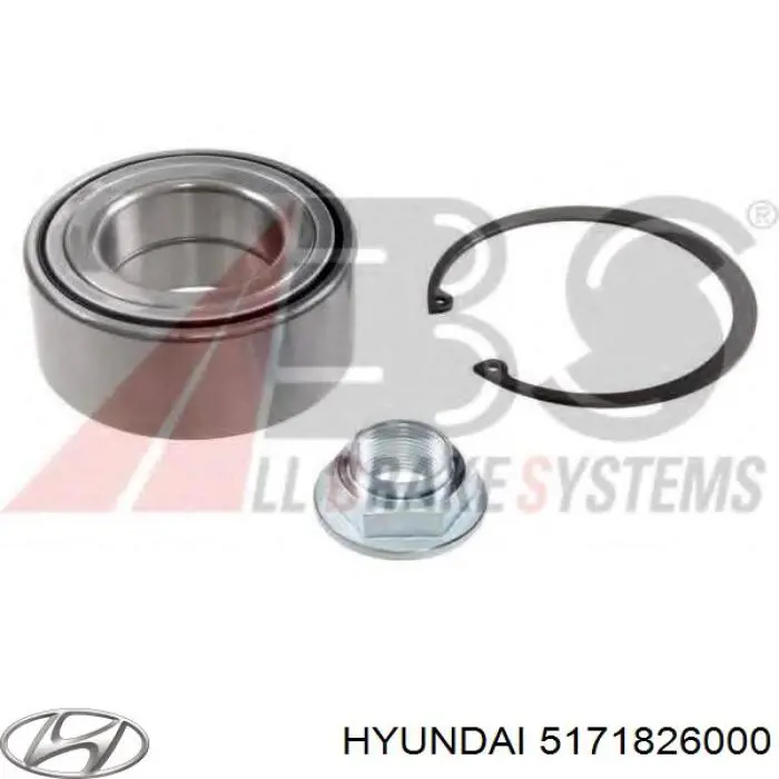 Кольцо стопорное подшипника передней ступицы Hyundai/Kia 5171826000 цена, от 4.97 USD