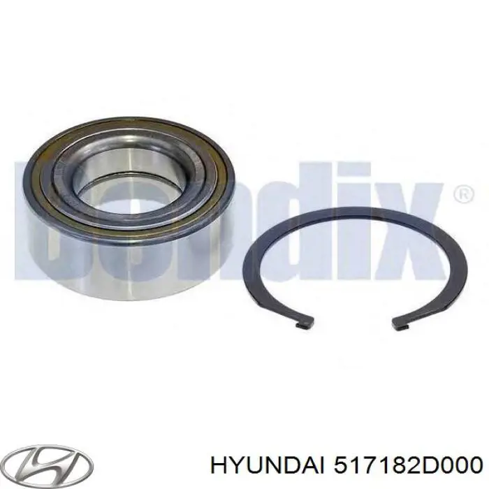 Купить 517182D000 Hyundai/Kia Подшипник передней ступицы