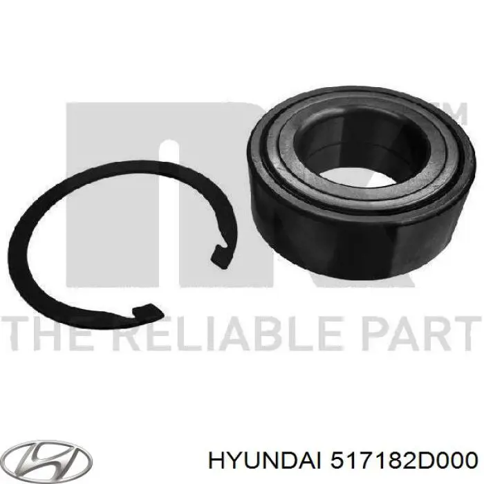 Подшипник ступицы 517182D000 Hyundai/Kia