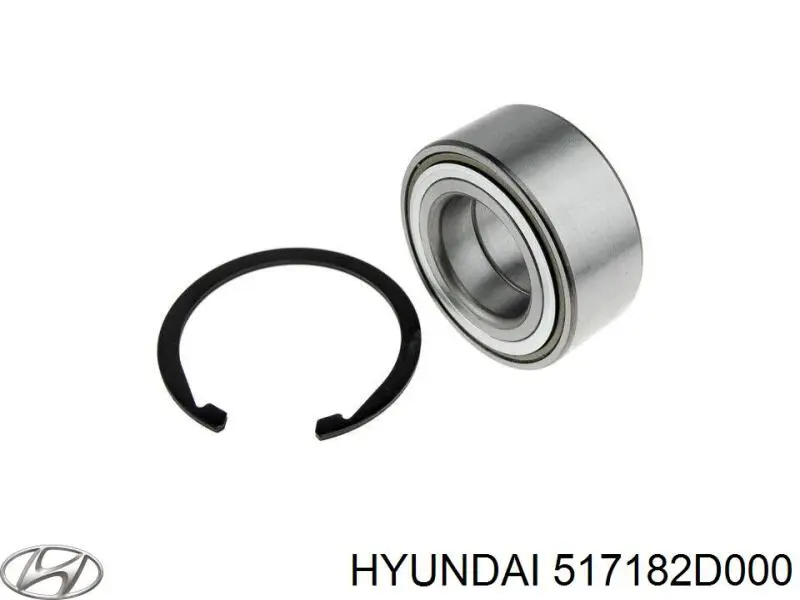 517182D000 Hyundai/Kia подшипник ступицы передней