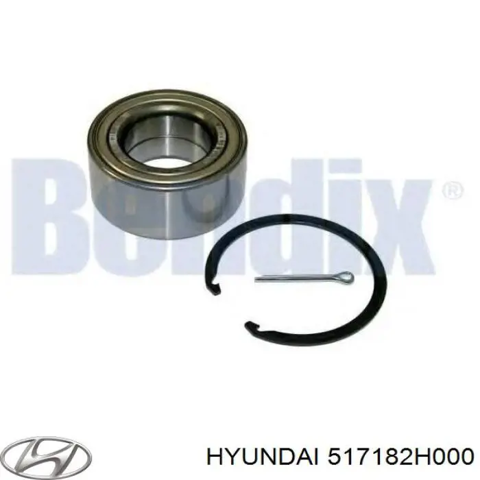 517182H000 Hyundai/Kia подшипник ступицы передней