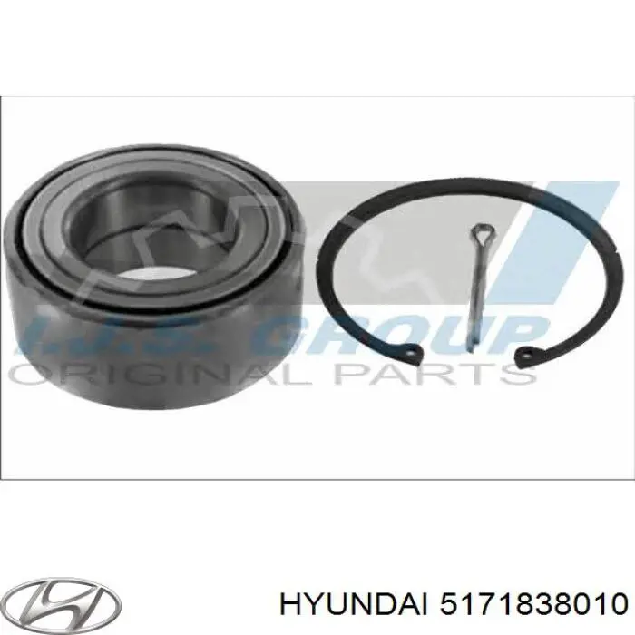 Кольцо стопорное подшипника передней ступицы 5171838010 Hyundai/Kia