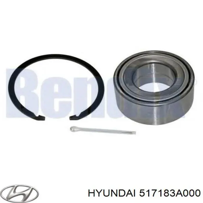 Подшипник ступицы 517183A000 Hyundai/Kia