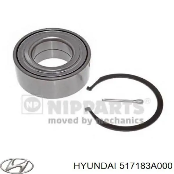 Комплект подшипника ступицы колеса Hyundai/Kia 517183A000 цена, от 31.18 USD