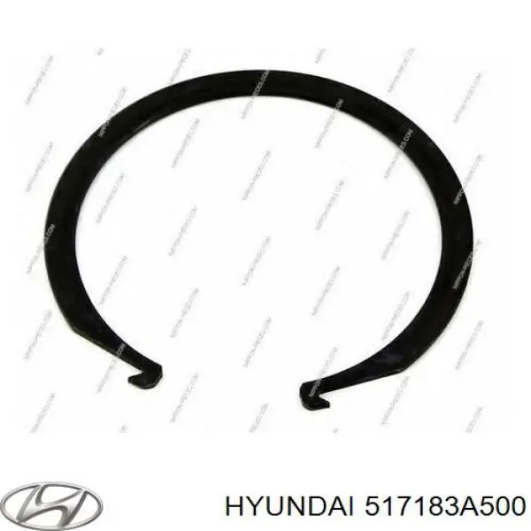 Комплект подшипника ступицы колеса Hyundai/Kia 517183A500 цена, от 38.09 USD